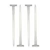 Long Camping Tent Stake Stainless Steel Canopy Stakes Spikes Heavy Duties Tent Peg Wind-proof Lengthened Tent Ground Peg
