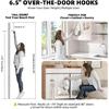 Stainless Steel Hanger For Jackets Scarves Practical Over The Door Hooks For Organizing Clothes Accessories