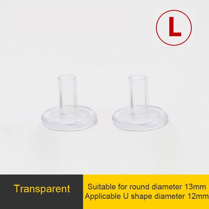 2 Peças Protetores Antiderrapantes para Salto Alto Brilhantes Transparentes Rolhas de Salto Tampas de Reparo de Salto Coberturas para Sapatos Femininos Silenciador Acessórios para Sapatos