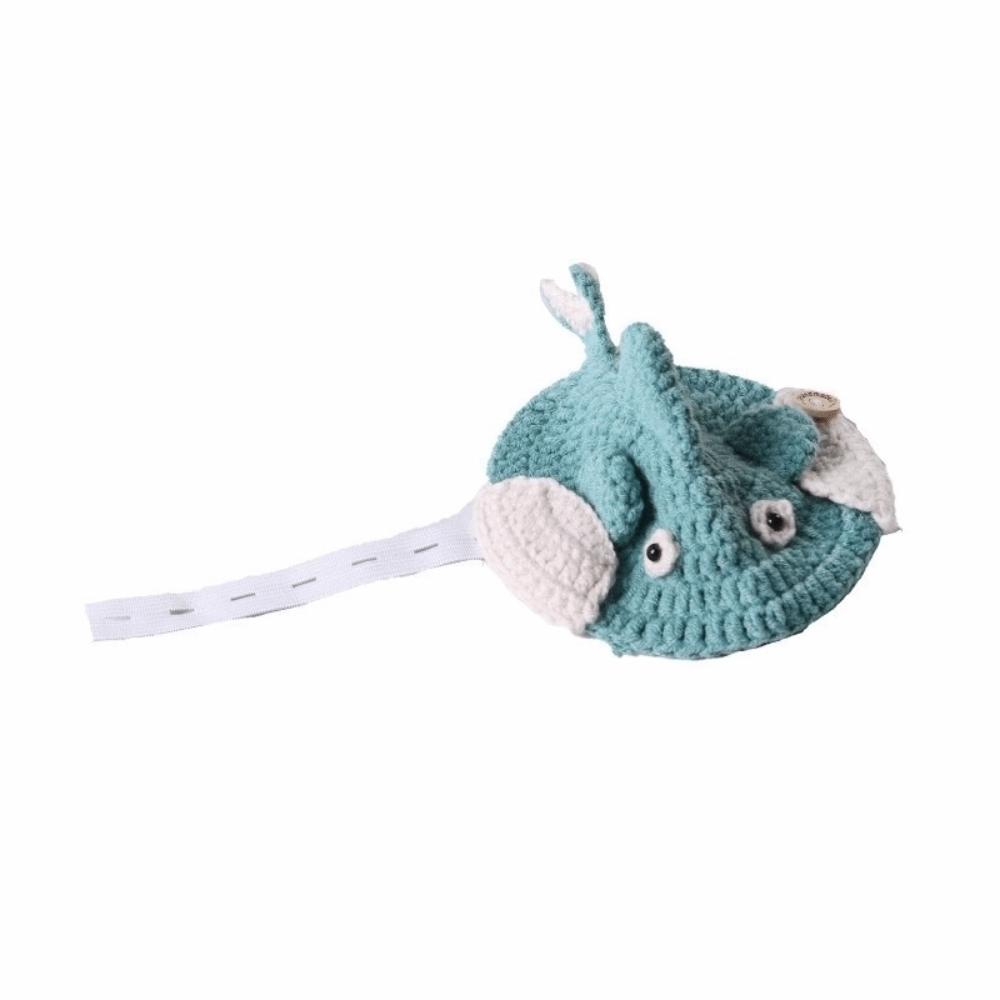 Comfortable Fit Shark Shaped Turtle Knitted Jacket Adjustable Tortoise Cosplay Clothes Pet Costume