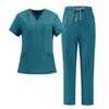 Abbigliamento da Lavoro Nero Bellezza SPA Abiti Medici Uniformi Uomo Donna Dentista Clinica Veterinaria Abiti da Lavoro Uniformi Chirurgiche Set Scrubs