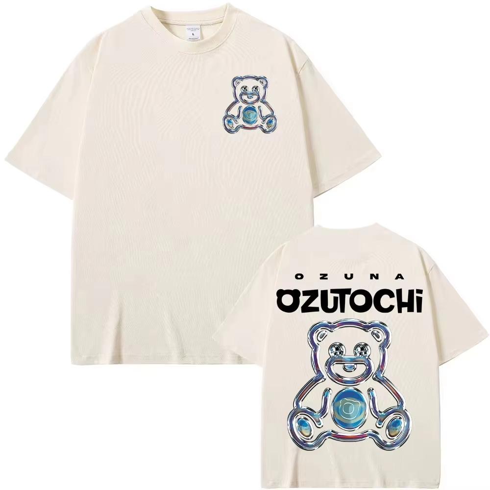 Rapper Ozuna Ozutochi Album Cover Essentielle T-Shirts Mode Vintage Herren Damen FrühlingSommer Kurzarm Oberteil Streetwear