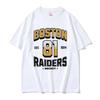 Boston Raiders Hockey Hollanov Hockey Rivalry T Shirts Vintage Ilya Rozanov 81 Graphic Tshirt Unisex Women Oversized Cotton Tshirt