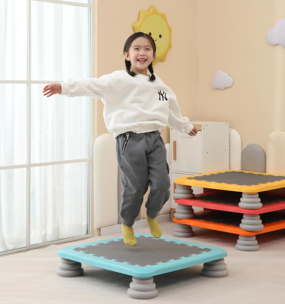 children's trampoline - blue