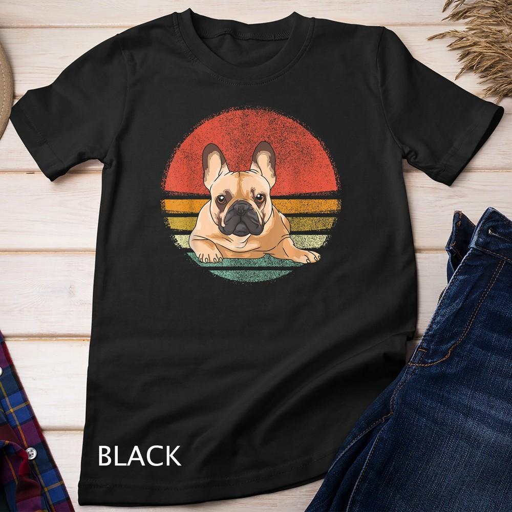 Vintage French Bulldog Dog Retro French Bulldog Lover T-Shirt Unisex T-shirt