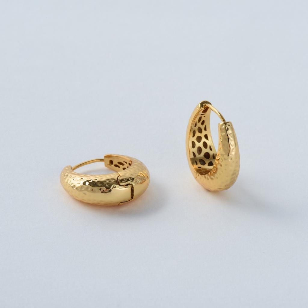 Personality Light Luxury Metal Style Texture Ear Buckle Niche Design Temperament Versatile Fashion Commuting Must Enter Earrings