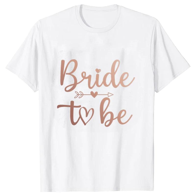 Verlobung Braut Hochzeit Party T-shirt Team Braut Kader Brautjungfer Tops Maid of Honour T-shirt Bachelorette Hen Party EVJF Tees