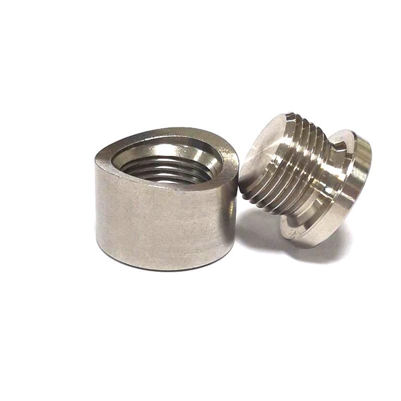 

Thread Oxygen Sensor Bung Stainless Steels Plug Wideband Nut Fitting Weld M18X1.5 Car Accessories 1set