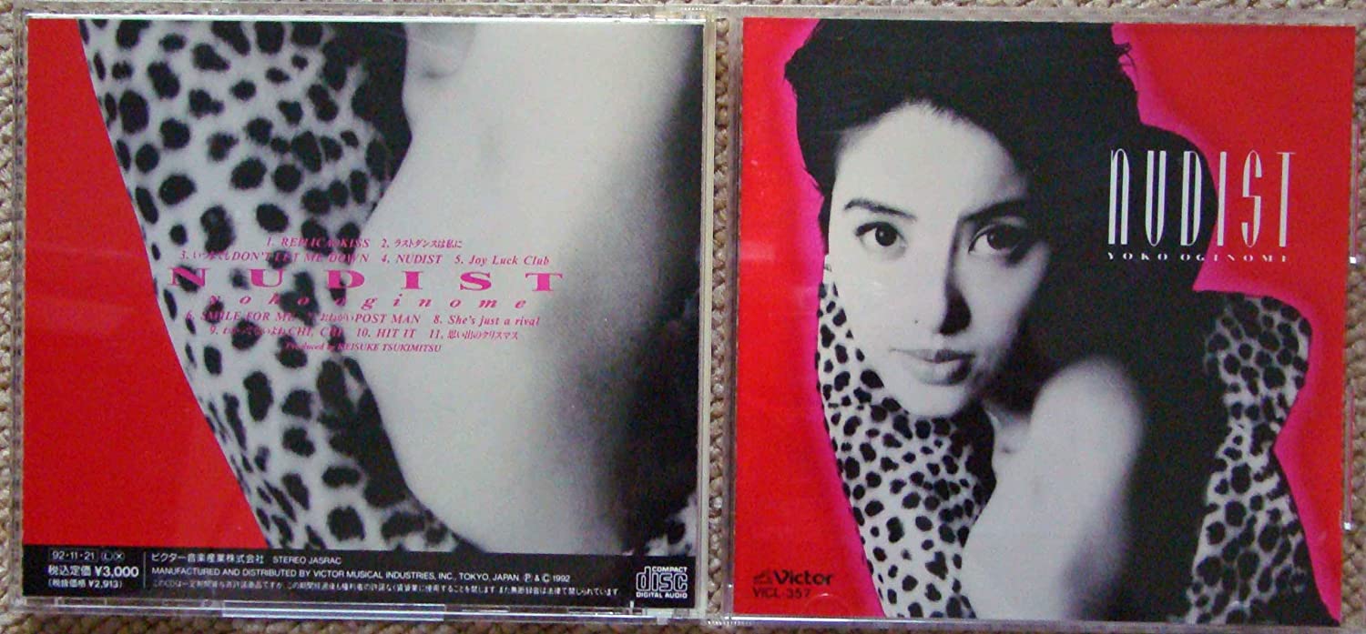 

CD YOKO OGINOME - Nudist VICL357 Victor 1992 Japan Obi Japanese Pop/Rock Used