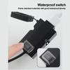 12V-24V Motorcycle USB Charger QC3.0/3.1A Dual Usb Port Waterproof Motorcycle Handlebar Charger Adapter with Switch Motorbike Accessories