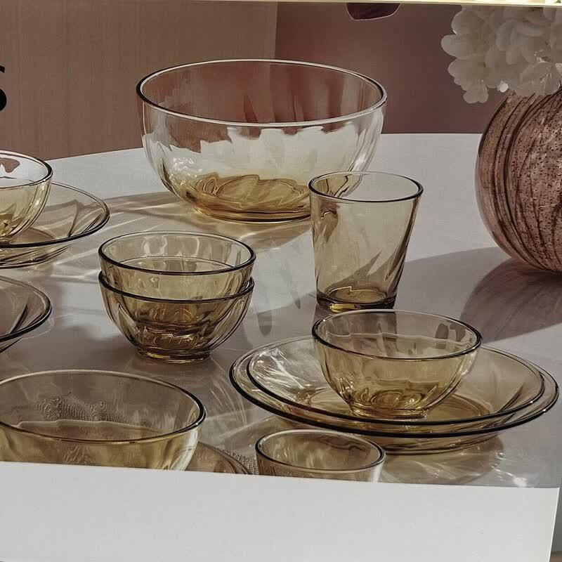 VISIONS Crystal Series 16-Piece Dinnerware Set 16-piece