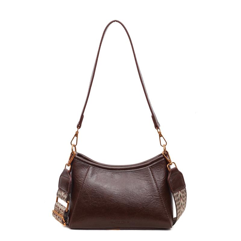 

Модная женская сумка через плечо, Изысканная сумка кроссбоди, Для офисных поездок, Для повседневной работы, Для встреч, Изысканная и шикарная мода, Повседневная и элегантная мода 22cm×7cm×14cm кофейный