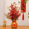 Artificial Flowers Potted Flower Ornaments Decorative Table Centerpieces Year
