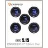 CNSPEED 2" 52mm Auto Digital Oil Pressure Gauge 0-150Psi Blue Led Light Oil Press Gauge with Sensor Car Meter