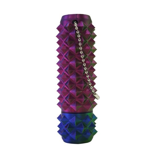 Pichlavý Grippie Stim Fidget Hračka Rotující Vlček Úleva od Stresu Dospívající Dospělí 3D Tištěný Nástroj pro Bolest Stimming Přenosný Hrubý Váleček Klíčenka Senzorická Hračka