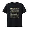 LNER Class A Locomotive Train T Shirt Unisexs Blueprints Birthday  vintage Washed Breathable streetwear Stretched Soft