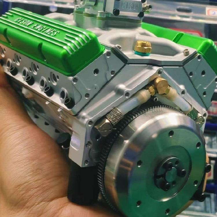 Miniature Engine Replicas Simulatioin Gasolene Motor Figurine Toy Desktop Decors for Children STEM Educational Toy