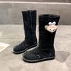 Versatile British Style Versatile Martin Boots Spring and Summer Hollow Breathable Flat Bottom Long and Short Boots