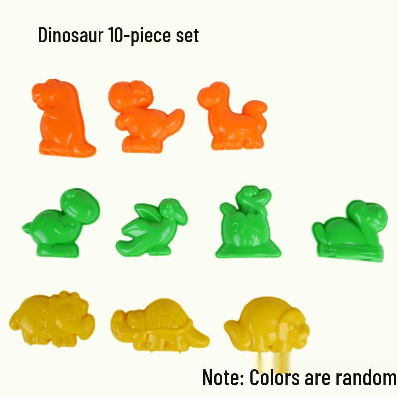 Handmade Colored Playdough Set for Kids with Molds and DIY Tools