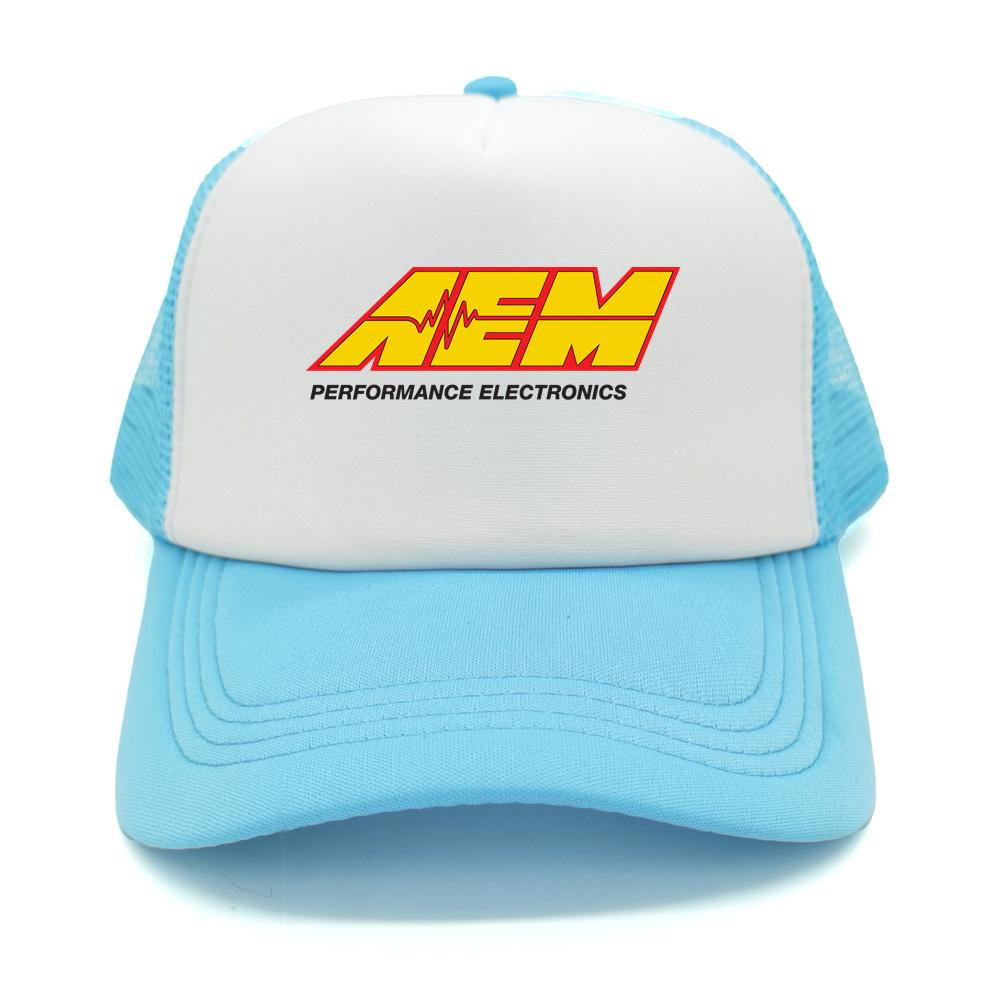 Aem Performance Electronics Trucker Cap Men Aem Hat Baseball Cap Unisex Outdoor Mesh Net Caps MZ-619