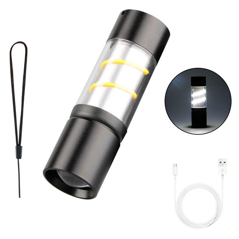 Multifunctional Retro Camping Light LED Atmosphere Light Type-C USB Rechargeable 4 Modes Waterproof Fishing Camping Emergency De