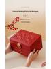 Multilayer Leather Wedding Jewelry Storage Box with Drawers for Necklaces and Rings