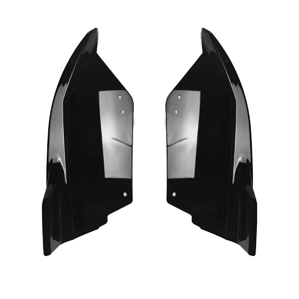 2Pcs Rear Bumper Winglet Side Splitter Gloss Black For BMW X1 U11 iX1 2023-2024