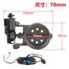 Motorcycle exhaust pipe system locomotive soundproof stainless steel valve electronic switch button control 51/60/63/70/76mm