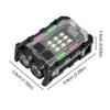 LED Mini Keychain Flashlight USB Charging High Bright Flashlight 400mAh Portable Hat Clip Lamp for Camping Fishing Walking