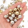 10-500pcs 4/5/6/8/10/12/14/16mm CCB Beads With Hanging Round Loose Spacer Bead For Jewelry Making DIY Bracelet Necklace Supplies