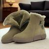 Winter Thick-soled Women's Warm And Cozy Padded Ankle Boots Comfortable And Slip-resistant Casual Cotton Shoes 35-42