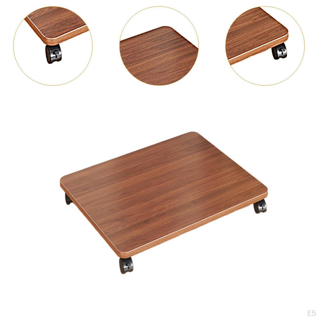 Rack de Áudio Móvel com Rodas para Organização Doméstica e de Escritório