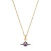 Petite Original Orb Necklace Unisex Necklace Brass Purple 6302039J02R653R653