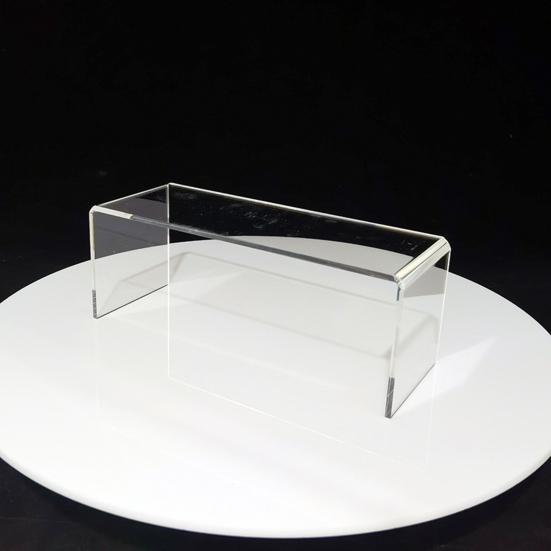 Klarer Acryl-Display-Ständer Rechteckiger Tisch-Display-Ständer Wiederverwendbare Dessert-Ständer Sammlerstück-Regal für Cupcakes Schmuck Kosmetik Mehrstufiger Display