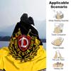 Dresden Sport Club Emblem Flag Style Print Flannel Throw Blanket Soft Plush Blanket for Sofa Couch Bedroom Sport Fan Home Decor