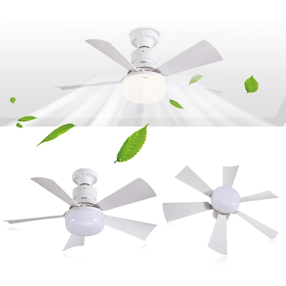 52CM/42CM Modern Ceiling Fan with LED Light Remote Control Silent Ceiling Fan for Kitchen Bedroom Basement Dining Living Room