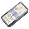2 Way Fuse Holder Box 1 In 2 Out 60A Power Distribution Block Universal for Car Yacht Stereo Audio