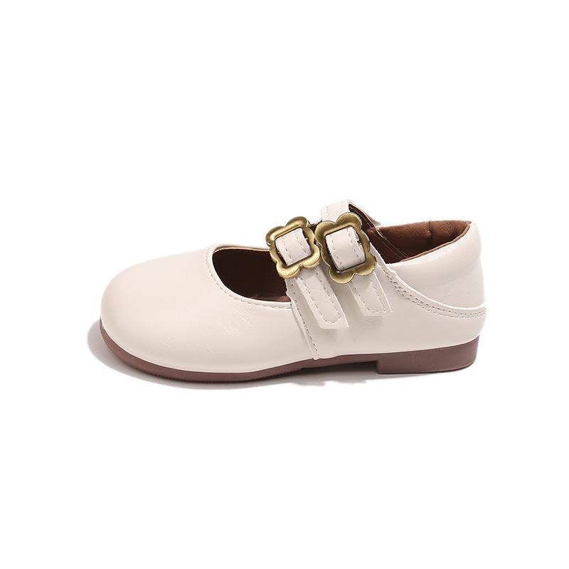 2025 Spring/Autumn Girls' Soft Sole Princess Leather Shoes