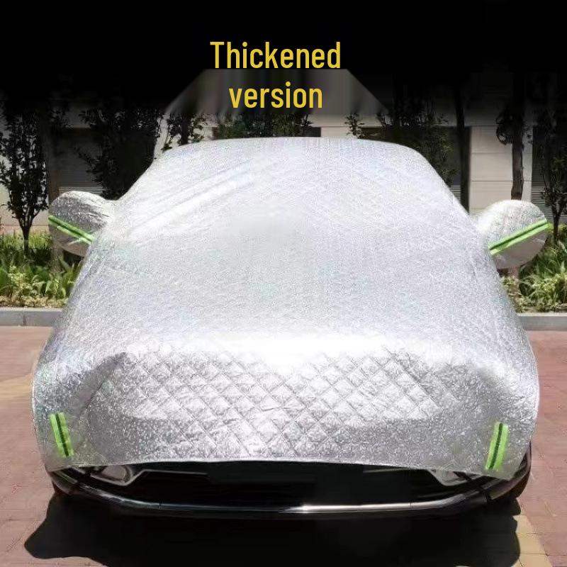 All-Season Car Half Cover: Snow Shield & Anti-Freeze Protector Sedan - Universal Fit 99%