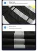 High-Visibility Multi-Pocket Reflective Vest - Color Block, Stand-Up Collar for Traffic Safety