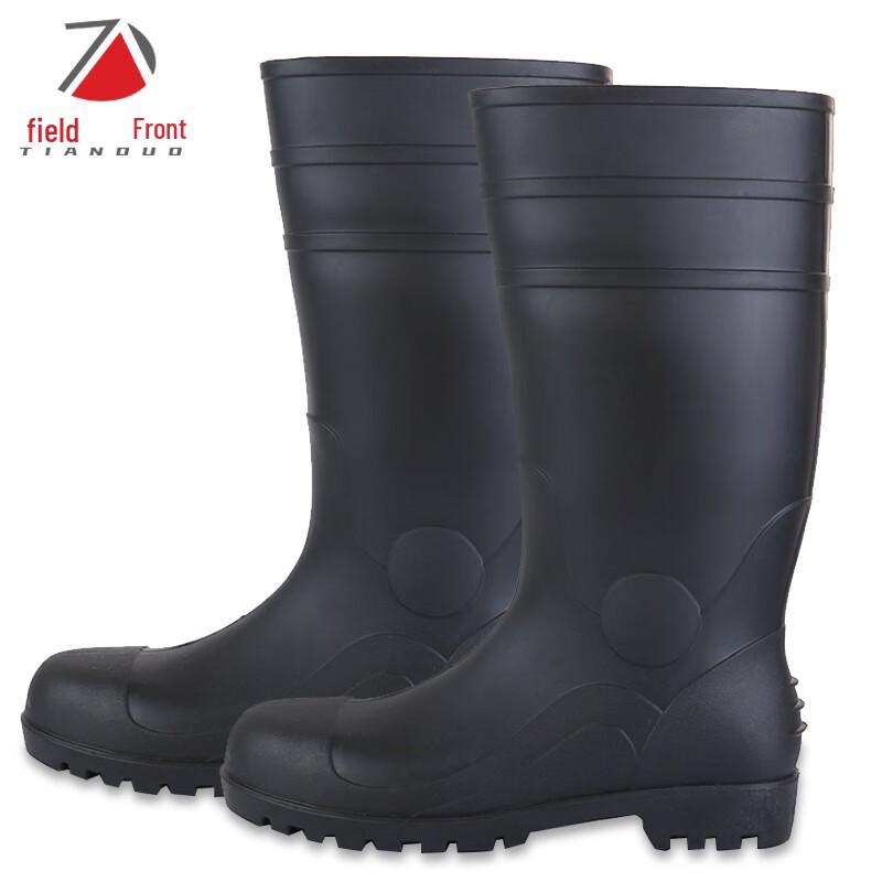 Men s Industrial Steel Toe Safety Rain Boots