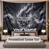 Benutzerdefiniertes Namens-Text-Wandteppich Skorpione Personalisiertes Polyester-Wandteppich für Schlafzimmer und Zimmer