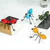 Creative Wrought Iron Ant Ornaments Metal Figurine Wall Hanging Crafts Outdoor Garden Ornaments Living Room Decoration
