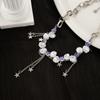 Irregular Pearl Star Fringe Necklace High-End Sense Collarbone Chain Japanese And Korean Niche Design Sweet And Cool Style Jewelry Women