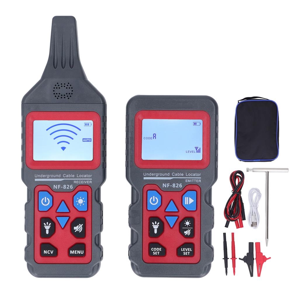 Unterirdischen Kabel Tester Detektor Locator LCD Funktion Display Bar Diagramm Elektriker Draht Linie