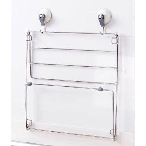 YTCYKJ Towel Rack, 1-Piece Set, Towel Holder, Dish Drainer, Dishcloth Hanger, Dishcloth and Mop Holder, Sponge Holder, Stand-Type, Multifunctional, Cl