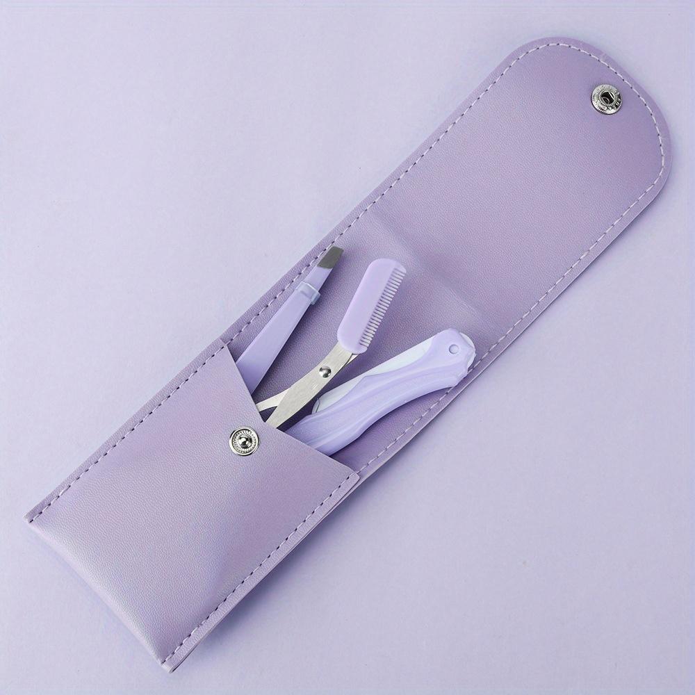 

Нож для обрезки бровей, бритва для лица для женщин, профессиональные ножницы для бровей с расческой, триммер для бровей, скребок, аксессуары