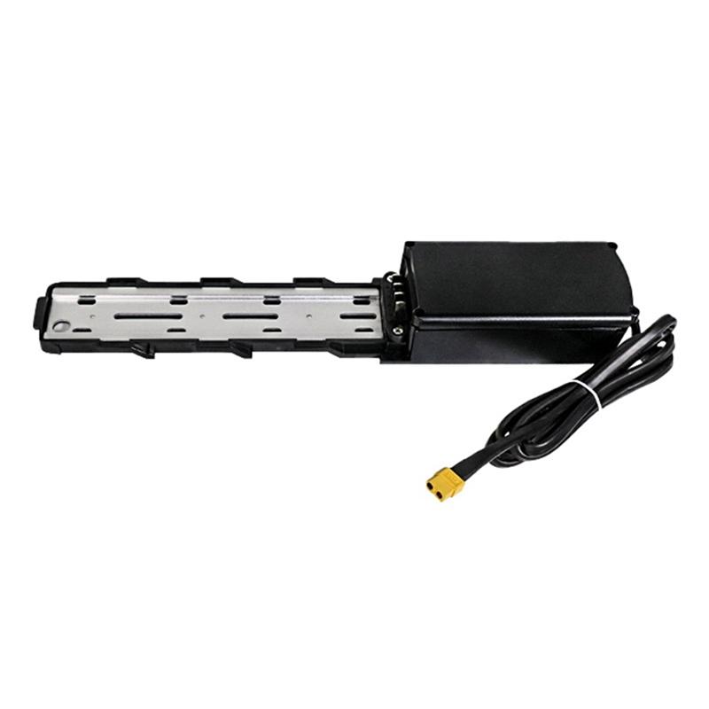 For OUXI V8 Electric Bicycle Spare Replacement Parts-Battery Base Mounting Plate Bracket Featuring 4-Pin Rail& XT60 Connectors