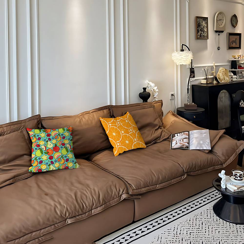 Art Fruit Pillowcases Home Bedding Decorative Pillow Cover Wedding Super Soft Pillow Case