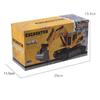 Yellow RC Excavator Toy Plastic Alloy Crawler Excavators Remote Control Excavator  Children's Gift